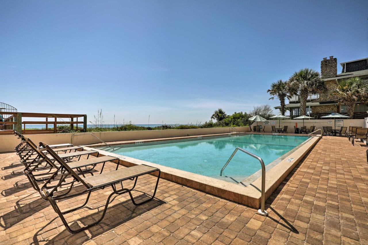 Oceanfront St Augustine Studio With Pool Access! St. Augustine Kültér fotó